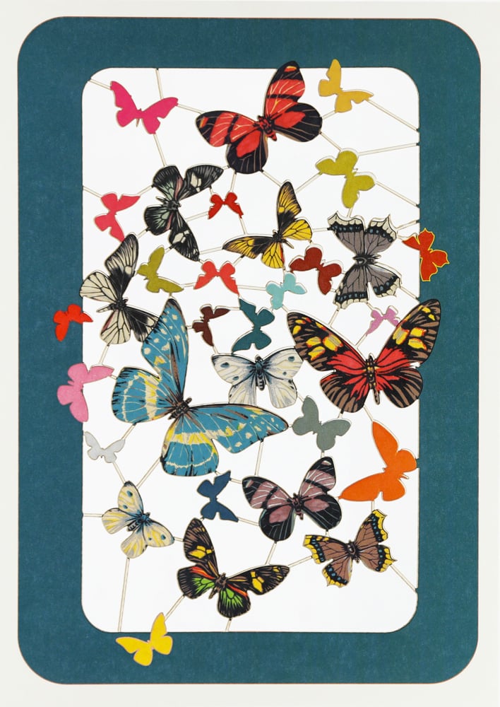 Image of Butterfly Paper Cut Card