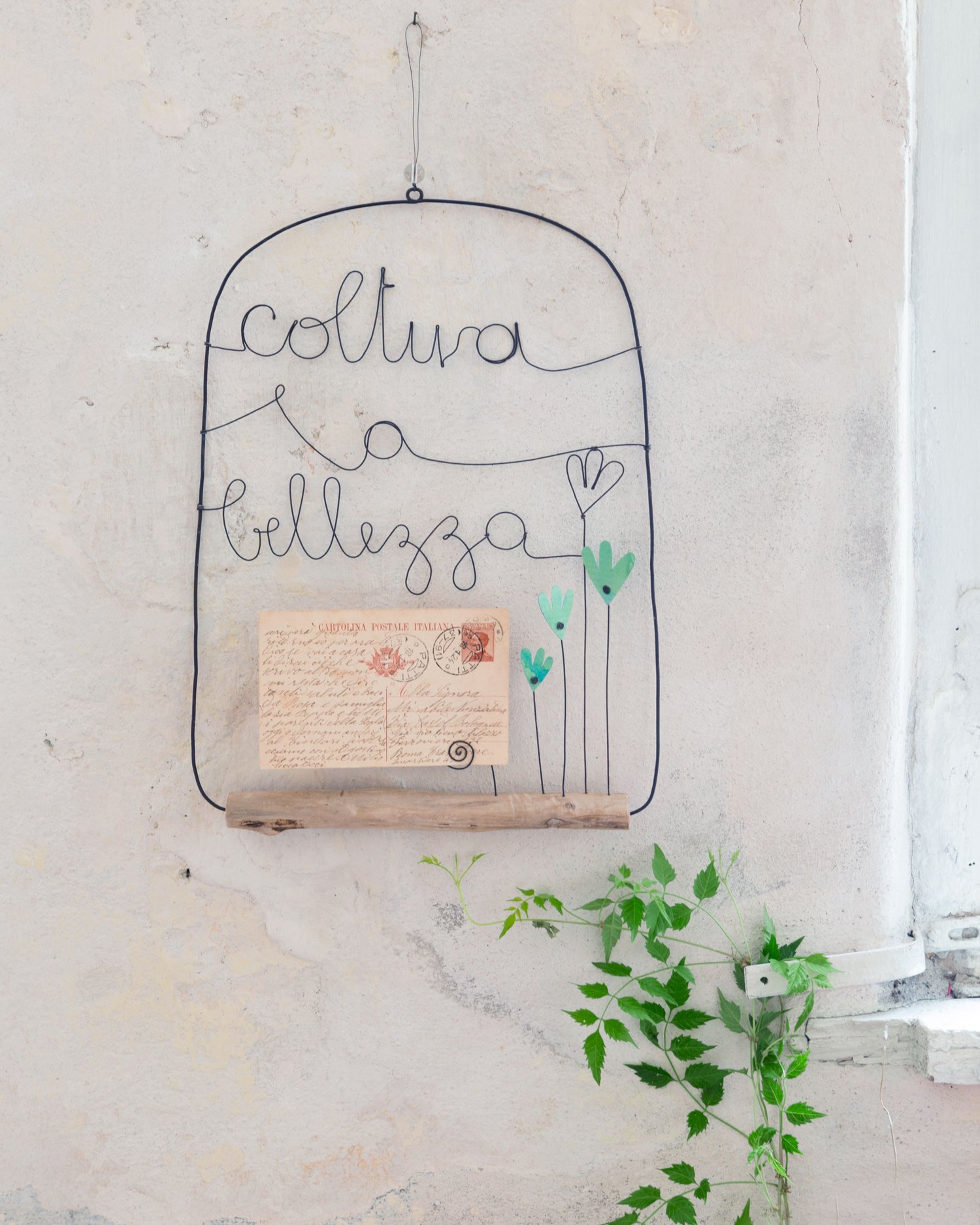 Image of DECORO da parete COLTIVA LA BELLEZZA sold out
