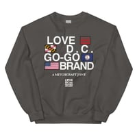 Image 8 of LOVEDCGOGO "A MITCHCRAFT JOINT" Dark Unisex Sweatshirt (see color options)