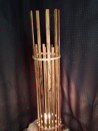 Image 14 of Reclaimed Rimu Lamp Wide Slatted
