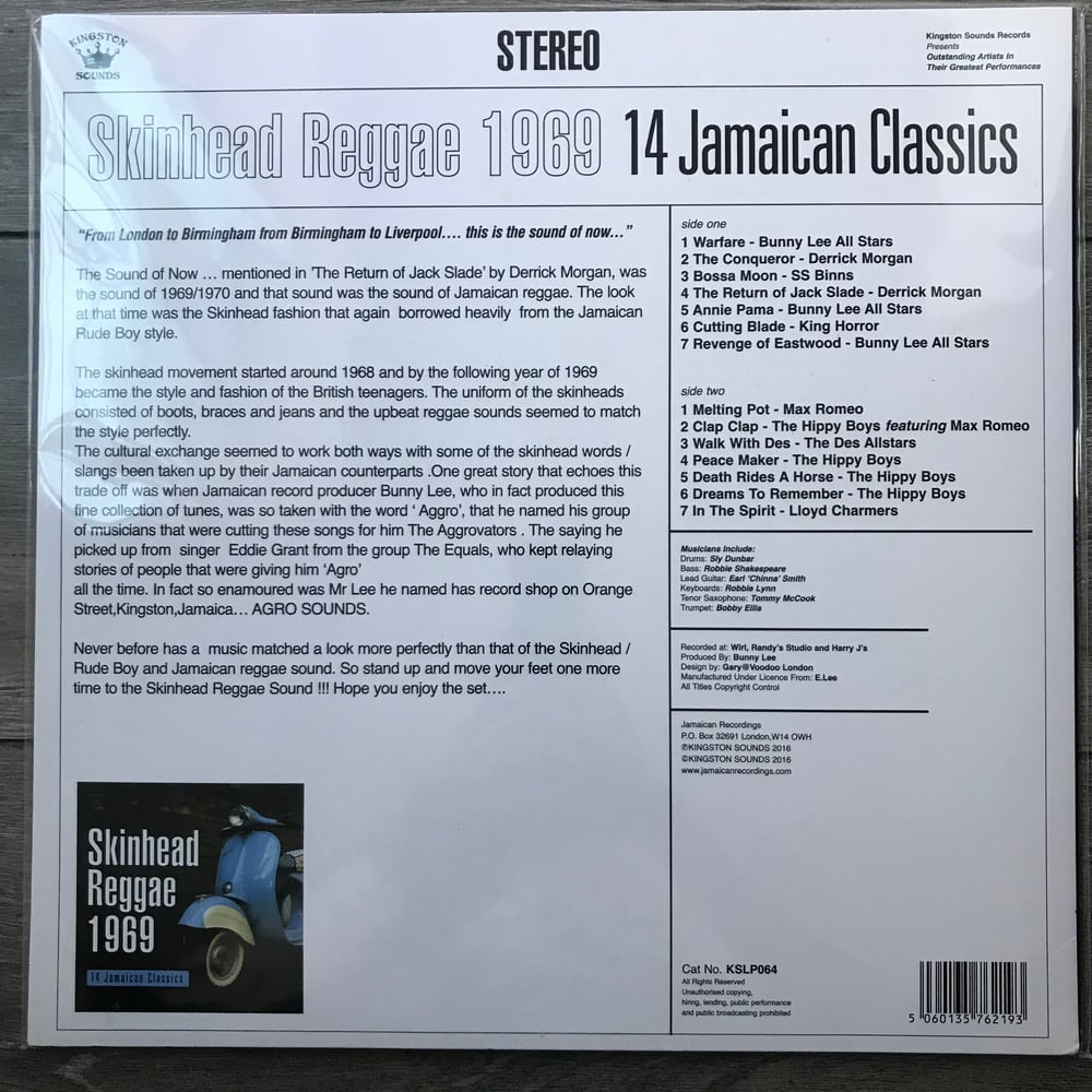Image of Skinhead Reggae 1969 Compilation Vinyl LP