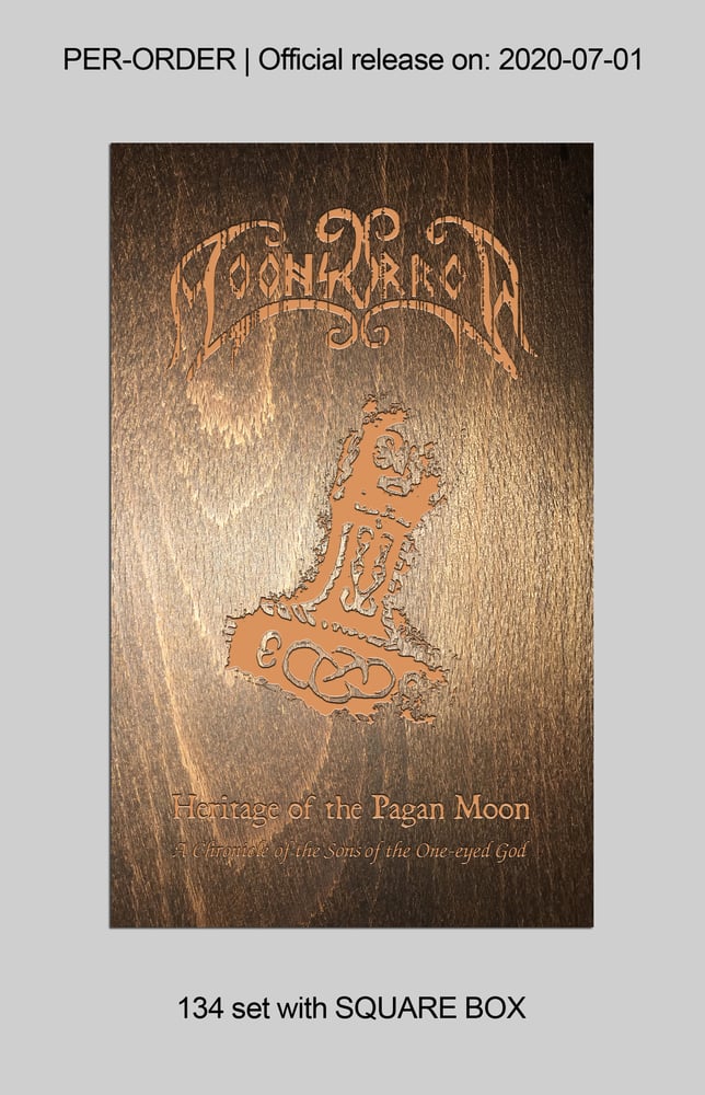 Image of MOONSORROW "Heritage of the Pagan Moon: A Chronicle of the Sons of the One-eyed God" Cassette Box