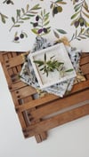 Pañuelo OLEA blanco y verde