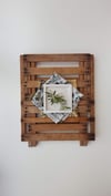 Pañuelo OLEA blanco y verde