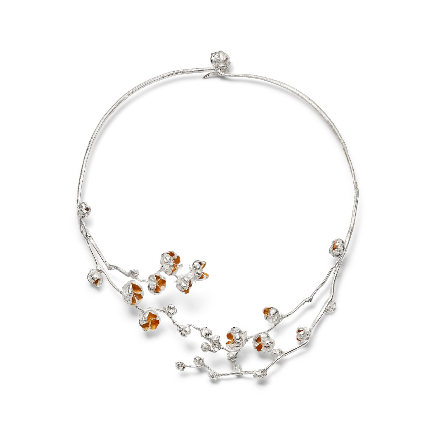 Image of Silver Golden Torque