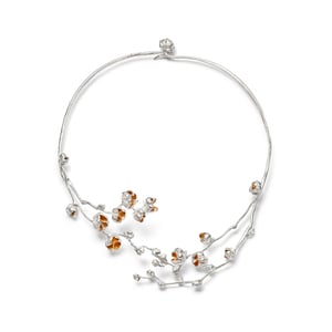 Image of Silver Golden Torque