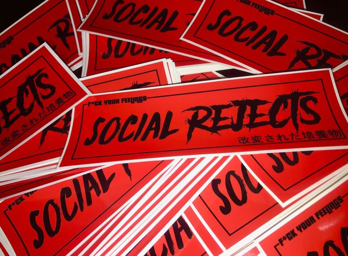 Social Rejects sticker LIFTWITHUS