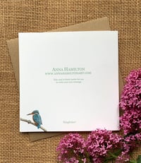 Image 2 of 'Kingfisher' Greetings Card