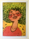 Tree Girl Print