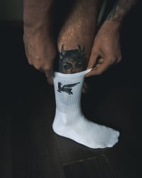 BLCK ALPACA SOCKS