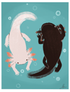 Axolotl Print 