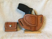 Image of Smith & Wesson J Frame OWB holster with Matching Speed Strip Carrier – RH