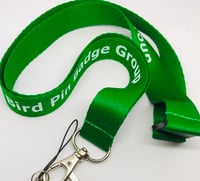 Image 1 of Bird Pin Badge Group Lanyard - Green 