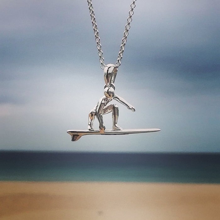 1995 Marvel Silver Surfer Sterling Silver Necklace/Pin deals Pendant