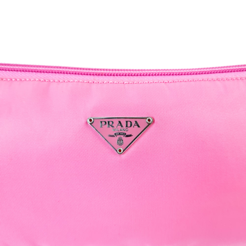 Image of Prada Tessuto Pink Handbag MV633