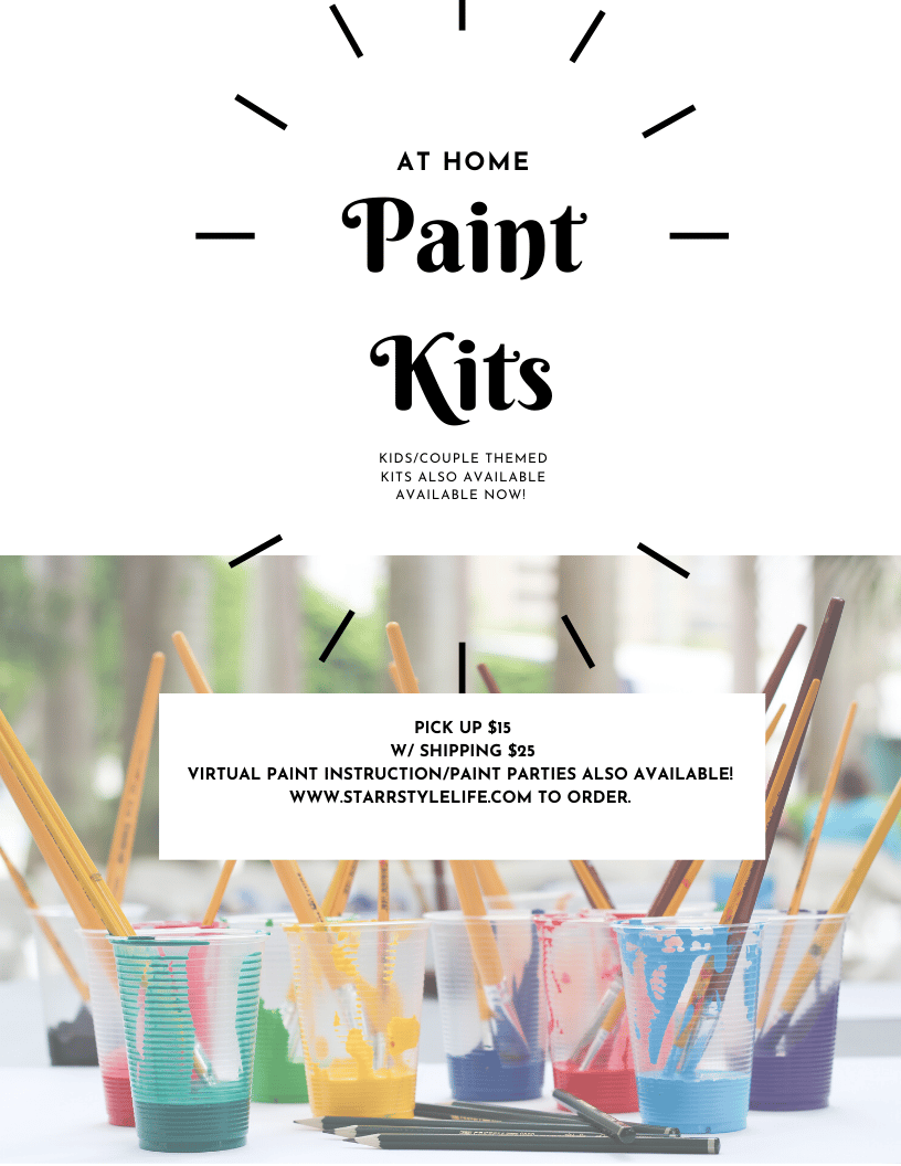 At home paint kits (w/ Delivery) Starr Style Life