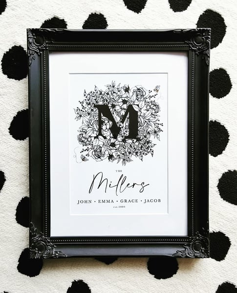 Image of Family A4 print 