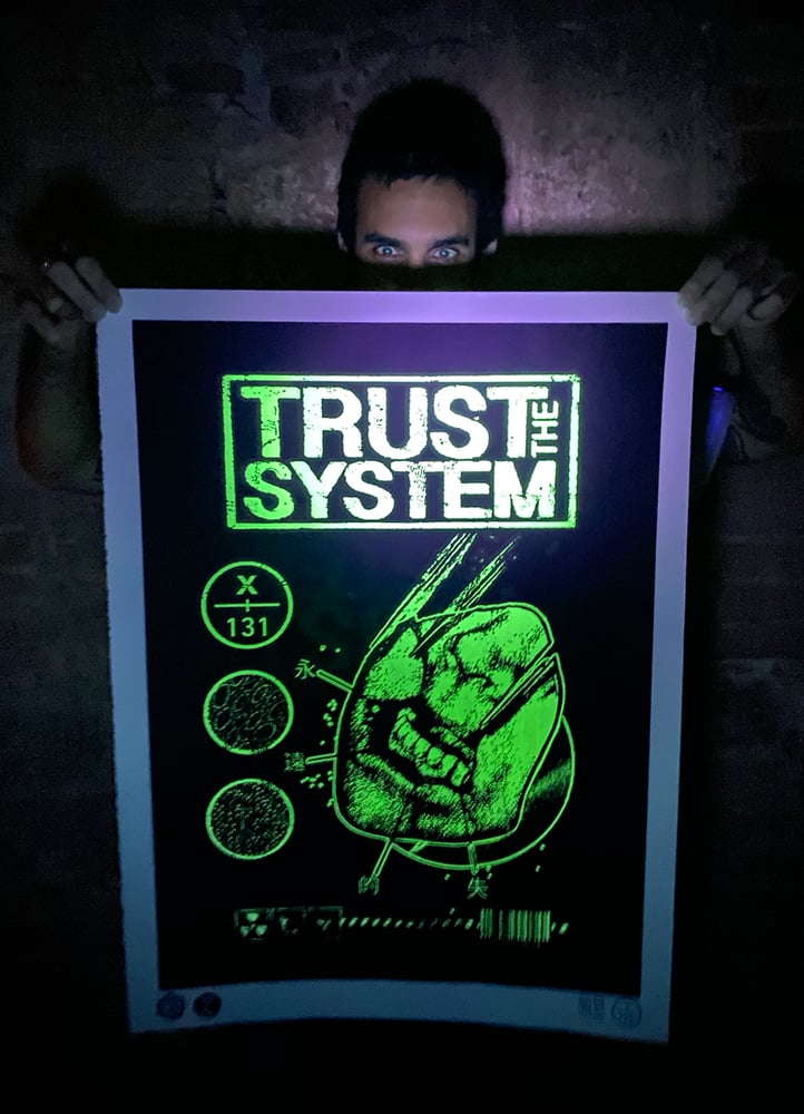 Image of TRUST THE SYSTEM - PRINT - LUMINESCENT