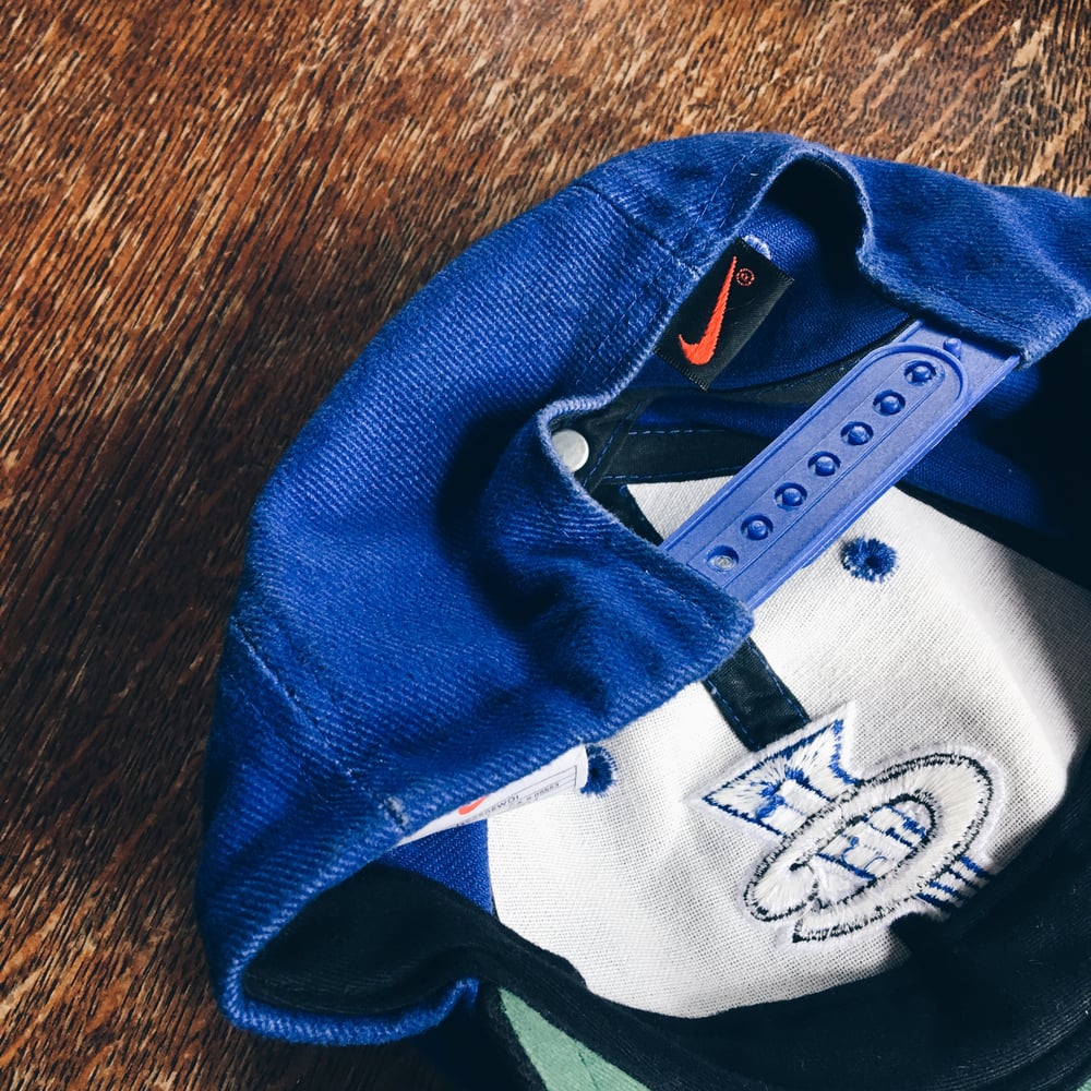 Image of Original 90’s Nike Penny Hardaway Snapback Hat (Blue).