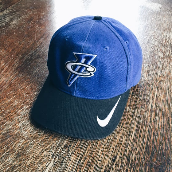 Image of Original 90’s Nike Penny Hardaway Snapback Hat (Blue).