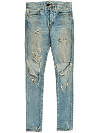 Image 1 of '15 Saint Laurent Hedi Slimane D03 Thrashed Denim - 29