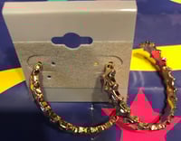 Image 4 of Gold stars hoops