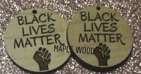 Image 1 of BLM Earrings (WOOD)