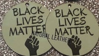BLM Earrings (LEATHER)