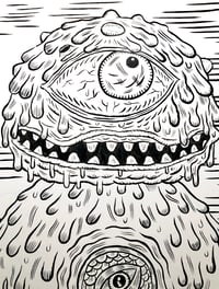 Image 2 of Mimi Monster Original Art