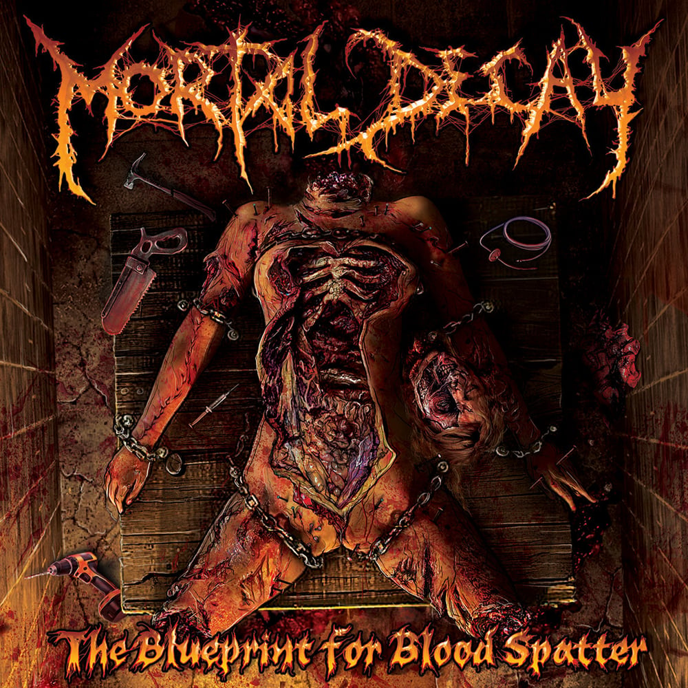 Image of Mortal Decay - The Blueprint For Blood Spatter CD