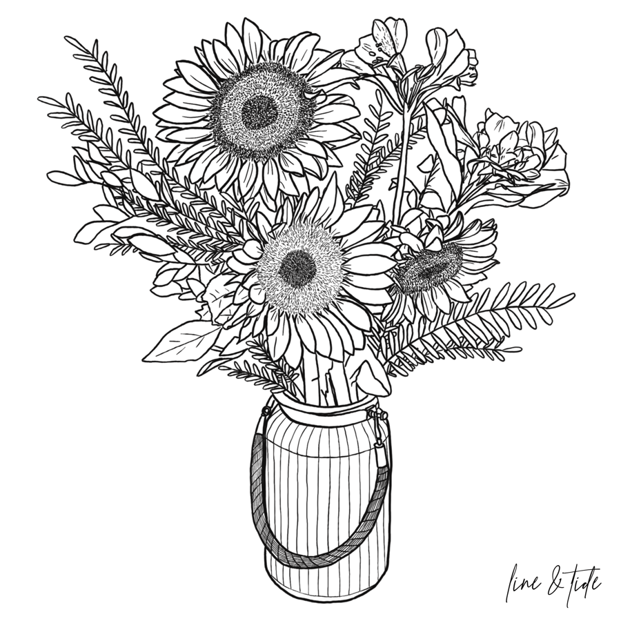 Image of Sunflower Print