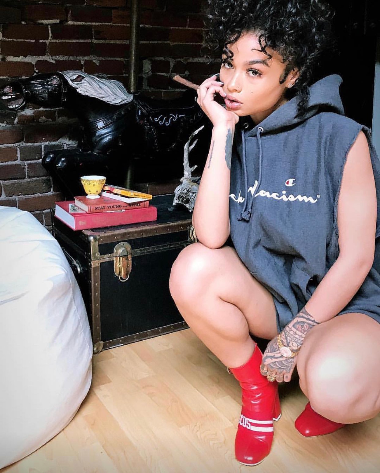 Image of Fuck Racism UniSex Hoody