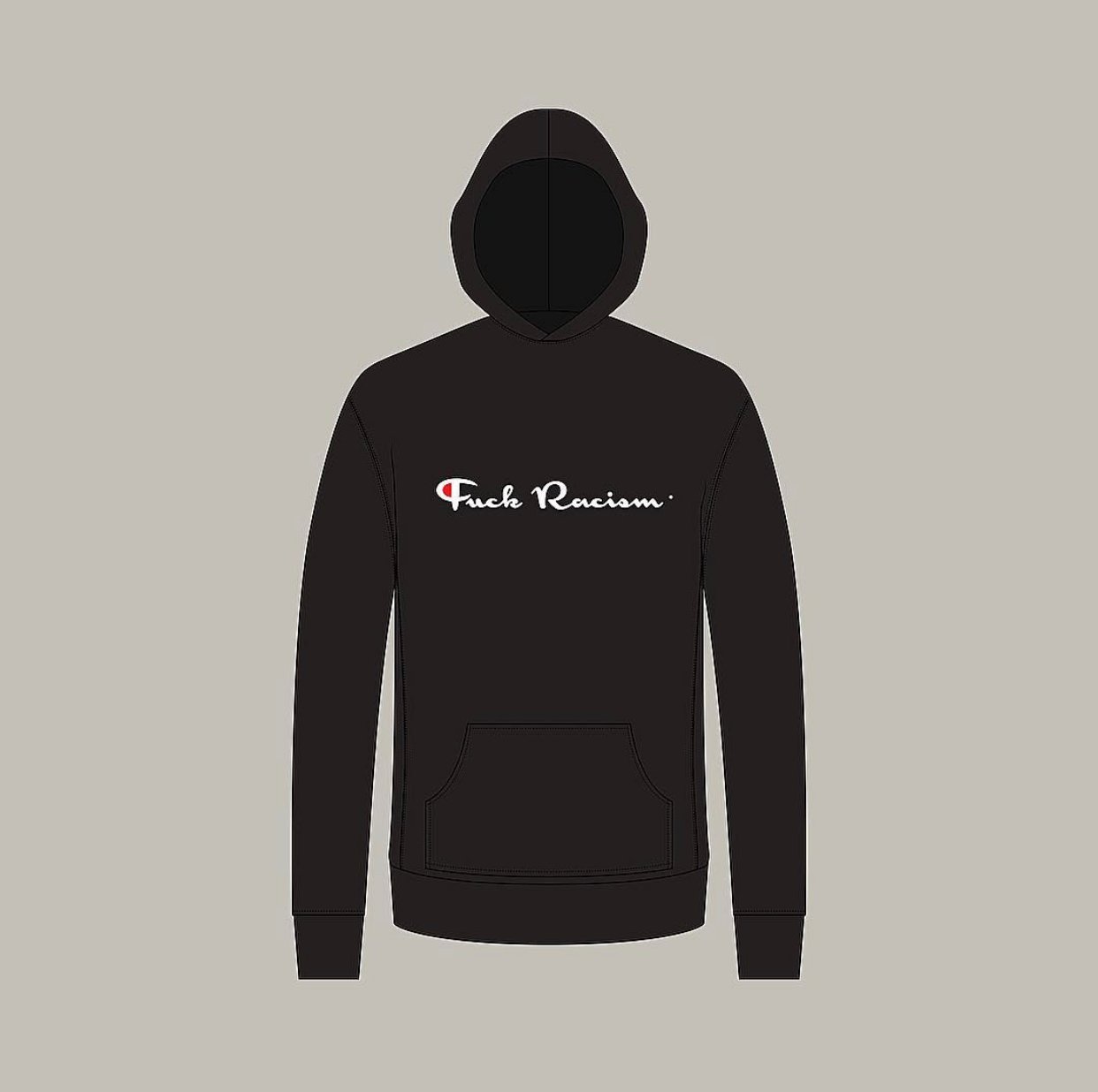 Image of Fuck Racism UniSex Hoody
