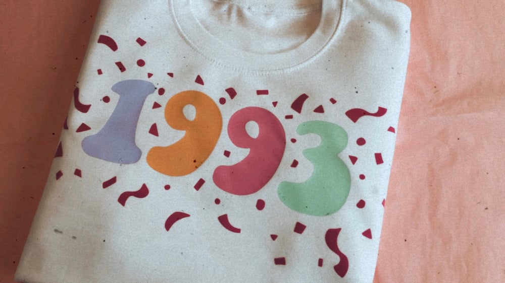 Image of Birthday pastel print confetti sweater 