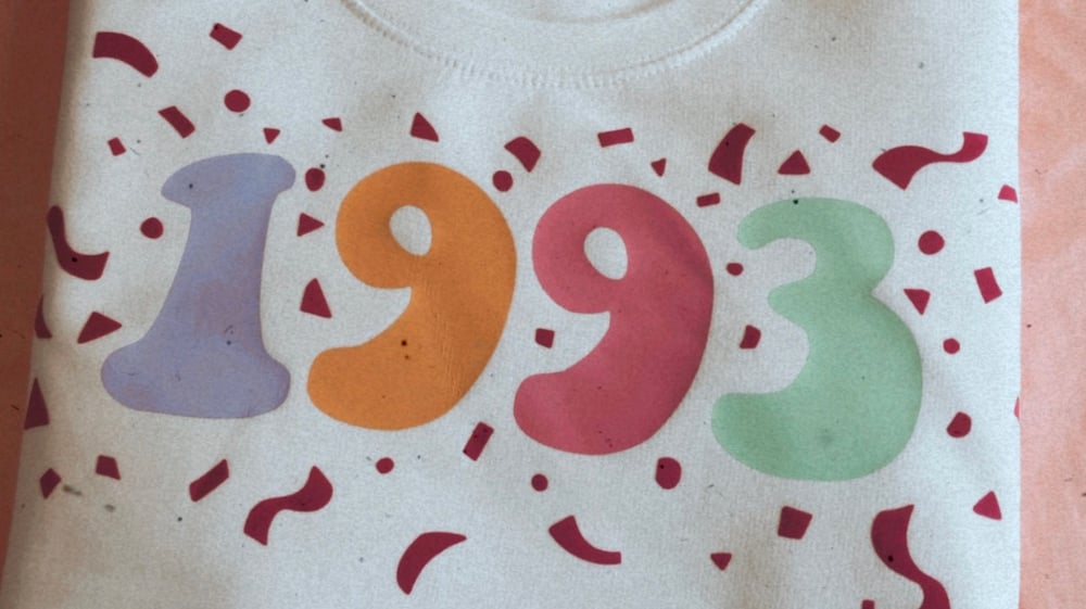 Image of Birthday pastel print confetti sweater