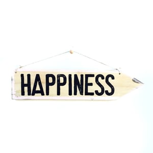 Image of Cartel flecha HAPPINESS