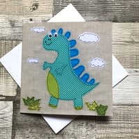 Speckled Dino Card