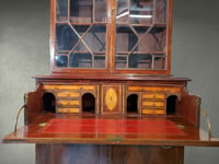 Image 2 of George III Mahogany Secrétaire Bookcase