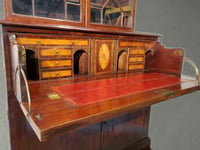 Image 3 of George III Mahogany Secrétaire Bookcase