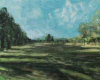 Image 1 of Shadows on the Fairway (Stoneyholme) Framed Original