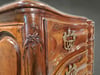 18th C French Arbalete Shaped Commode