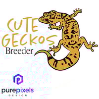 Cute Gecko Pre-Made Logo Design
