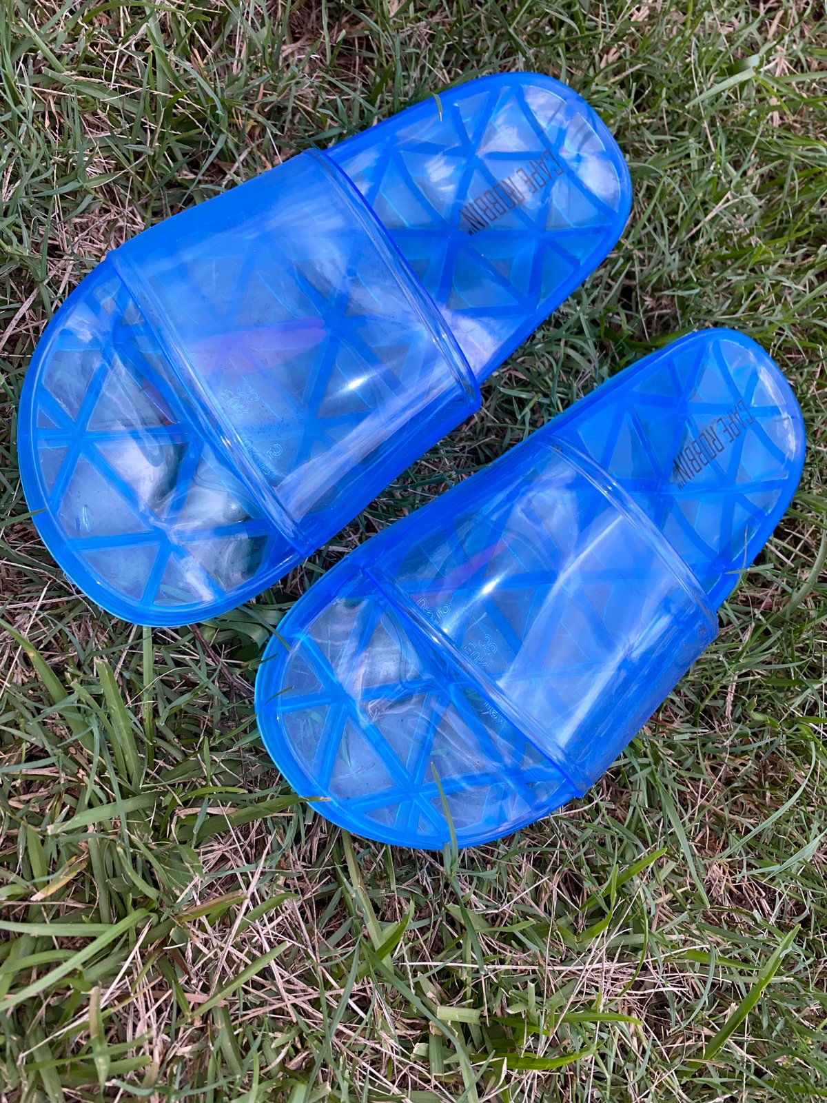 blue jelly slides