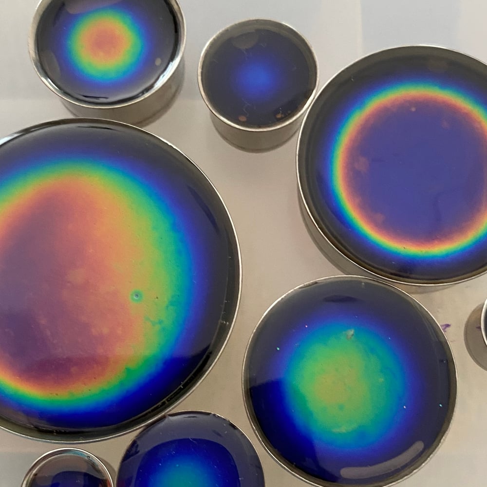 Image of Coloring Changing Mood Plugs (sizes 2g-2")