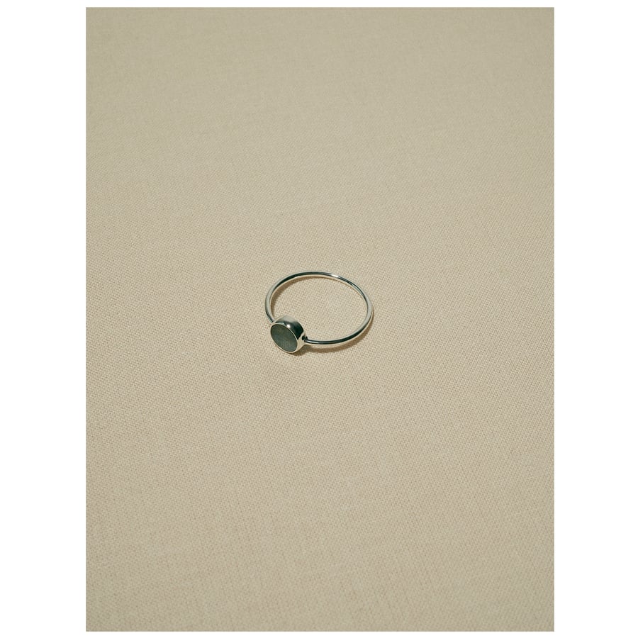 Image of gem ring · silver