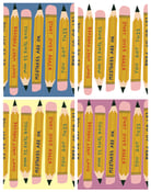 Image of Power Up Pencils Print 
