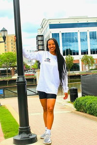 Image 2 of #CTW White Long Sleeve Tee (Women)