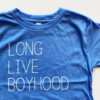 Image 2 of LONG LIVE BOYHOOD TEE (LIGHT BLUE)