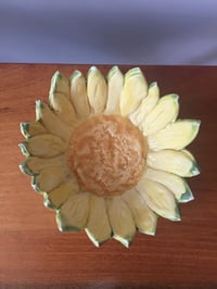 Small Sunflower Ceramic Plate