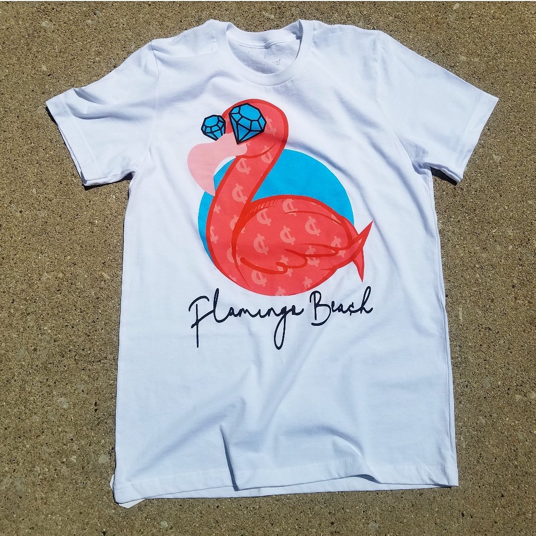 OG Flamingo Tee (white)